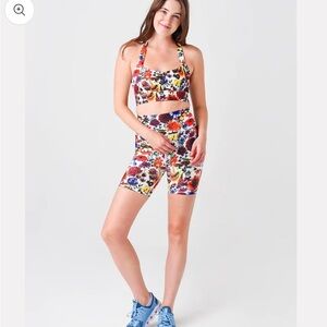 Splits59 Ava Floral Techflex Bike Shorts